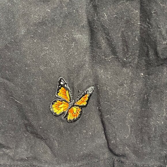 FELT (ForEveryLivingThing) Streetwear Cargo Pants Men's Size M Butterfly Emb - Picture 4 of 8